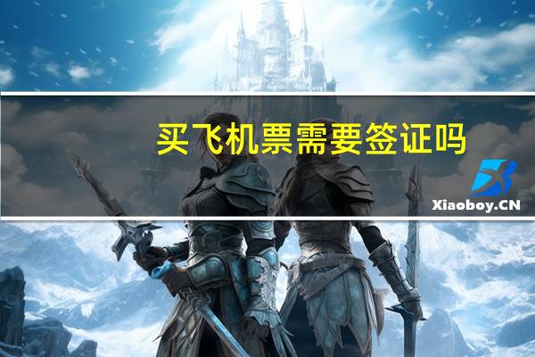 买飞机票需要签证吗