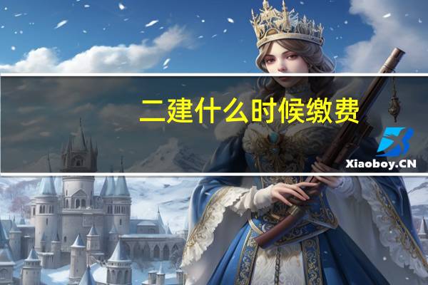 二建什么时候缴费