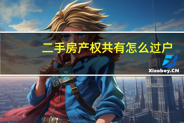 二手房产权共有怎么过户