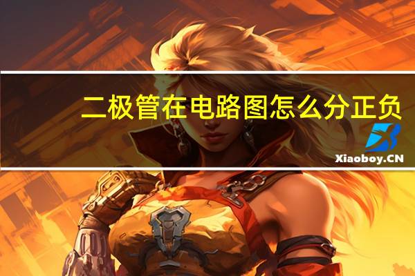 二极管在电路图怎么分正负