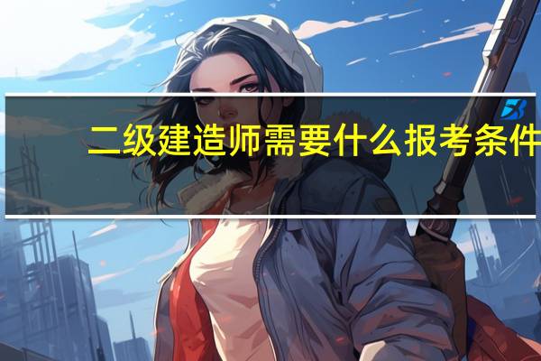 二级建造师需要什么报考条件