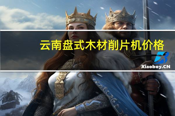 云南盘式木材削片机价格