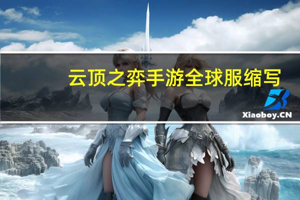 云顶之弈手游全球服缩写