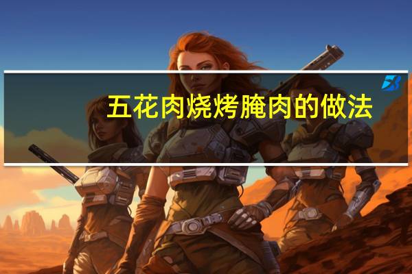 五花肉烧烤腌肉的做法
