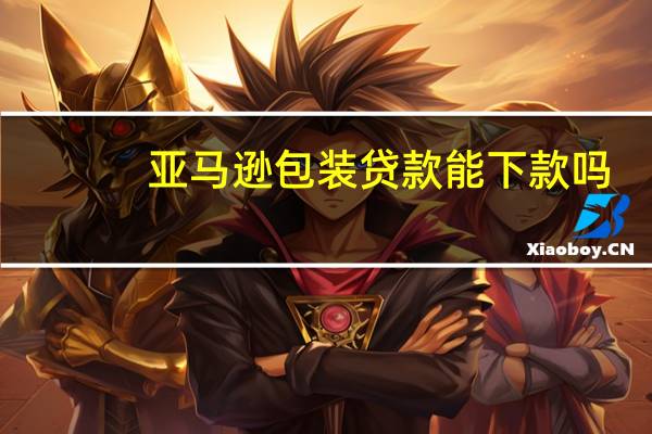 亚马逊包装贷款能下款吗