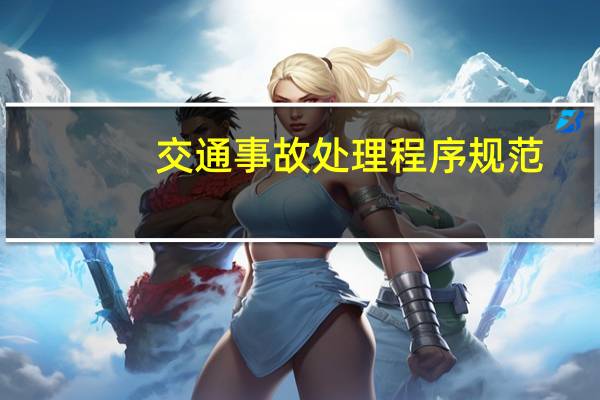 交通事故处理程序规范