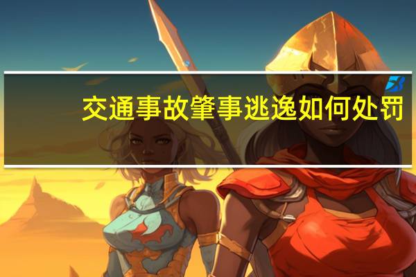 交通事故肇事逃逸如何处罚