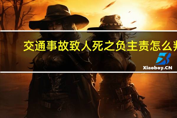 交通事故致人死之负主责怎么判
