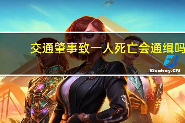 交通肇事致一人死亡会通缉吗