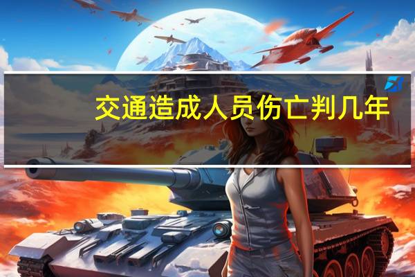交通造成人员伤亡判几年