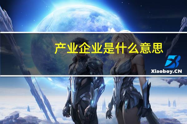 产业企业是什么意思