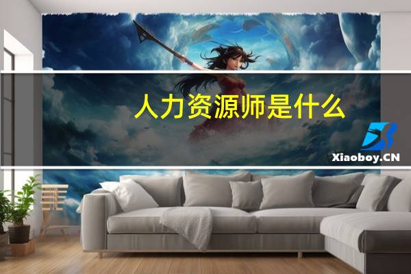 人力资源师是什么