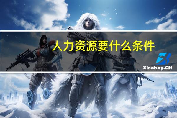 人力资源要什么条件