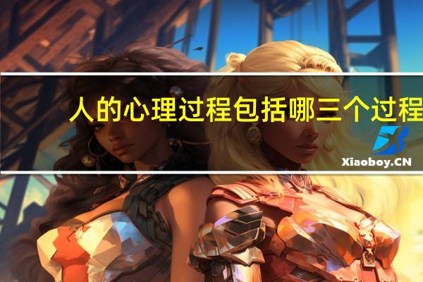 人的心理过程包括哪三个过程