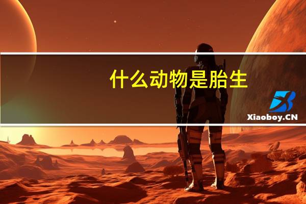 什么动物是胎生