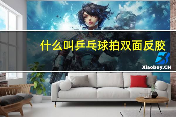 什么叫乒乓球拍双面反胶