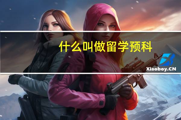 什么叫做留学预科