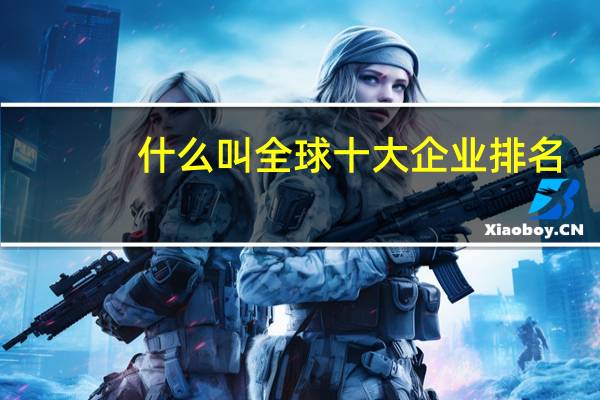 什么叫全球十大企业排名