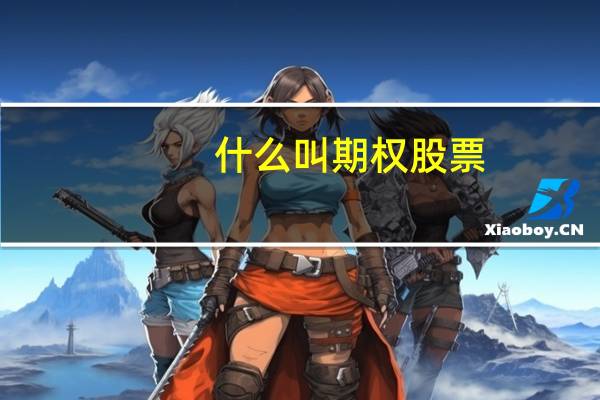 什么叫期权股票