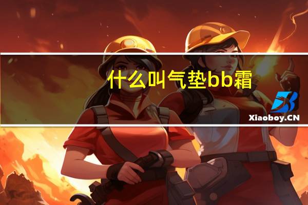 什么叫气垫bb霜