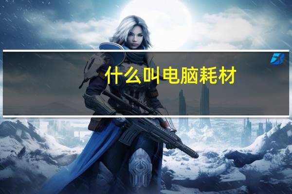 什么叫电脑耗材