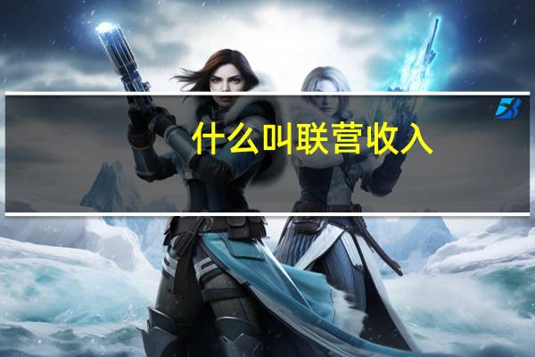 什么叫联营收入