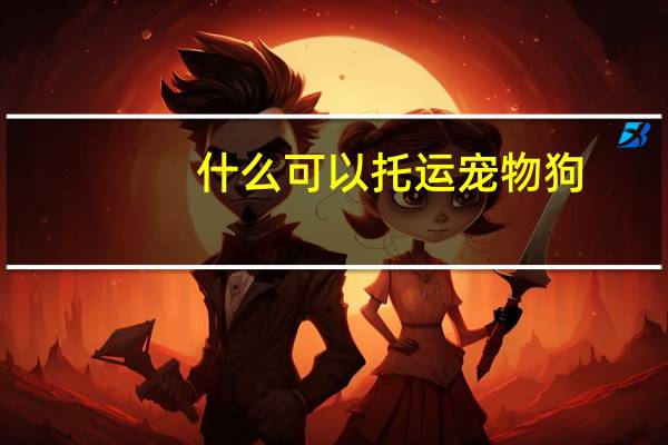 什么可以托运宠物狗