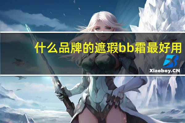 什么品牌的遮瑕bb霜最好用