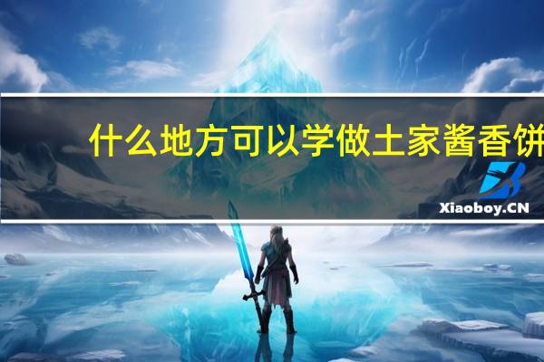 什么地方可以学做土家酱香饼