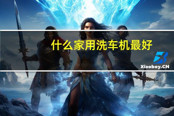 什么家用洗车机最好