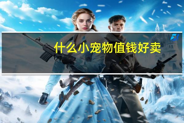 什么小宠物值钱好卖
