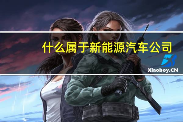 什么属于新能源汽车公司