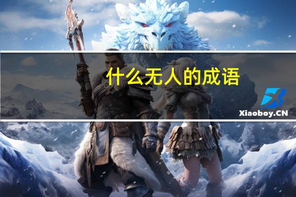 什么无人的成语