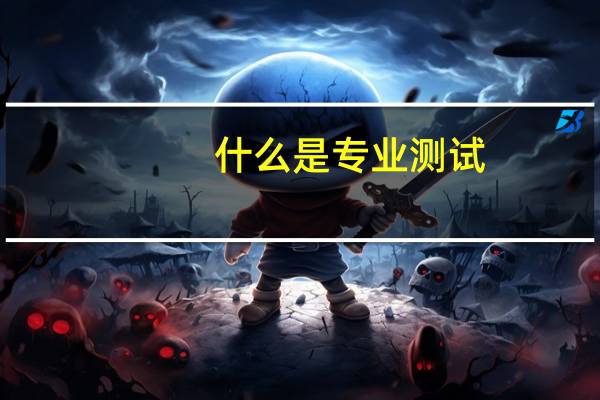 什么是专业测试