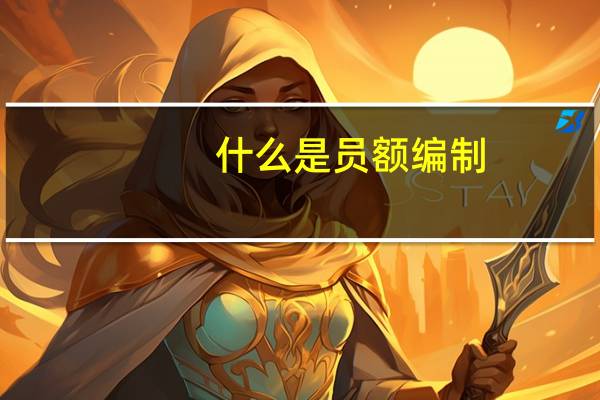 什么是员额编制