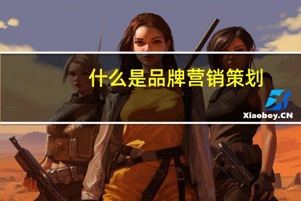 什么是品牌营销策划