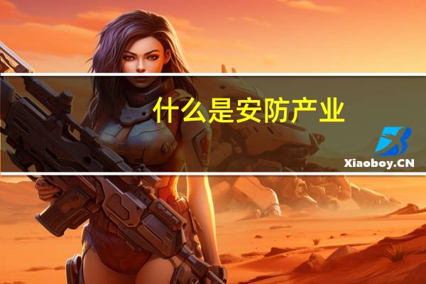 什么是安防产业