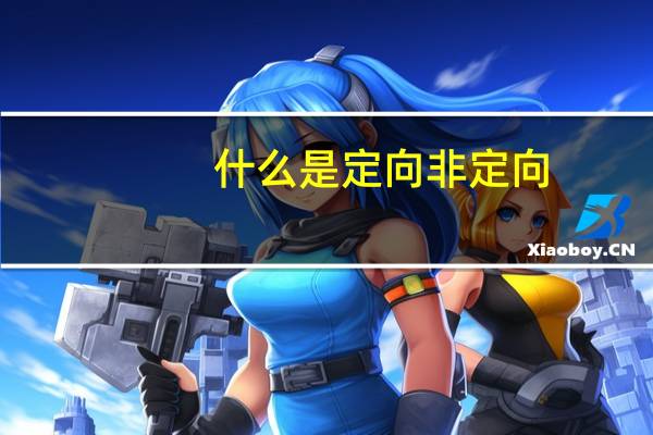 什么是定向非定向