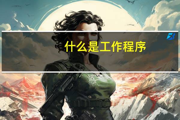 什么是工作程序