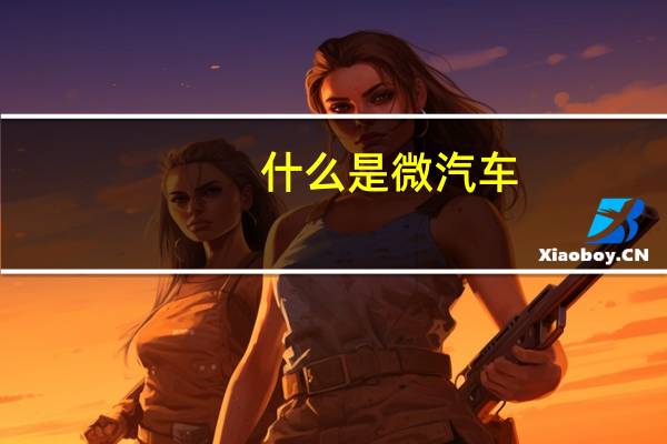 什么是微汽车