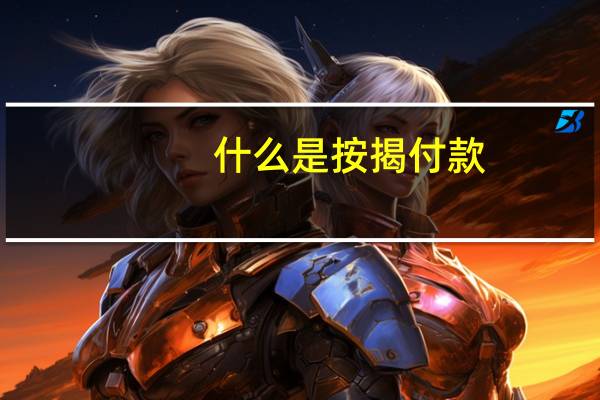 什么是按揭付款