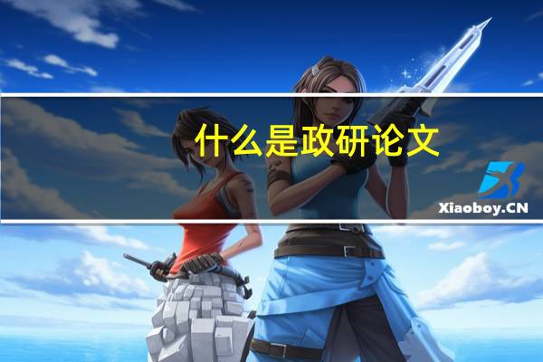 什么是政研论文