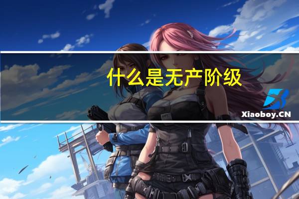 什么是无产阶级