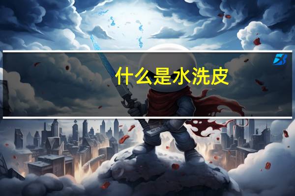 什么是水洗皮