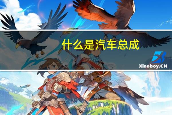什么是汽车总成