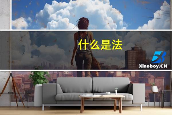 什么是法？