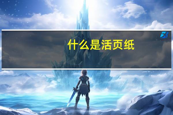 什么是活页纸