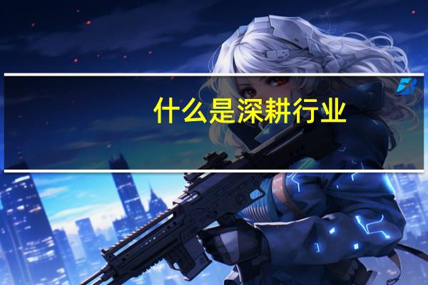 什么是深耕行业