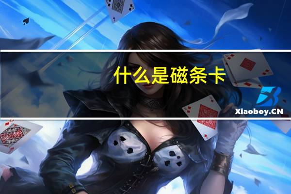 什么是磁条卡