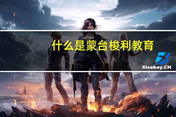 什么是蒙台梭利教育